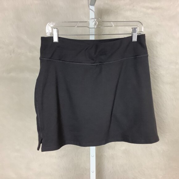 Pact Gray Organic Cotton On The Go To Pocket Skort NWT L - Picture 2 of 5